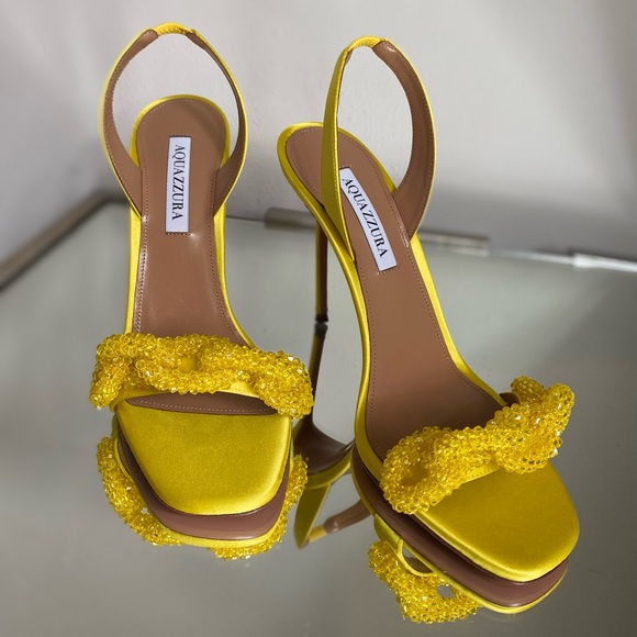 New AQUAZZURA Chain Of Love Sandal 105 39.5 $1,295 - Picture 8 of 13